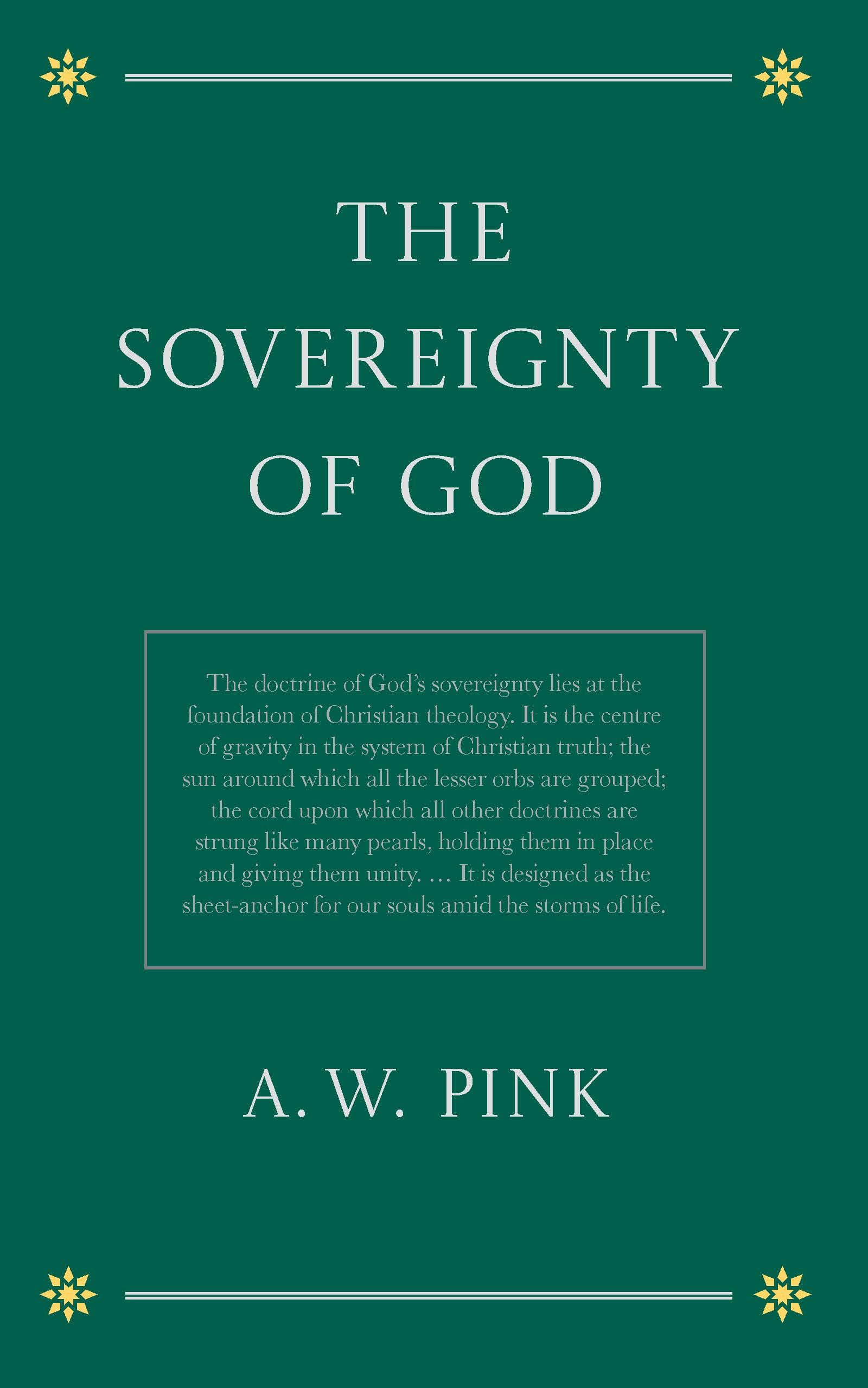 Cover of Sovereignty Of God